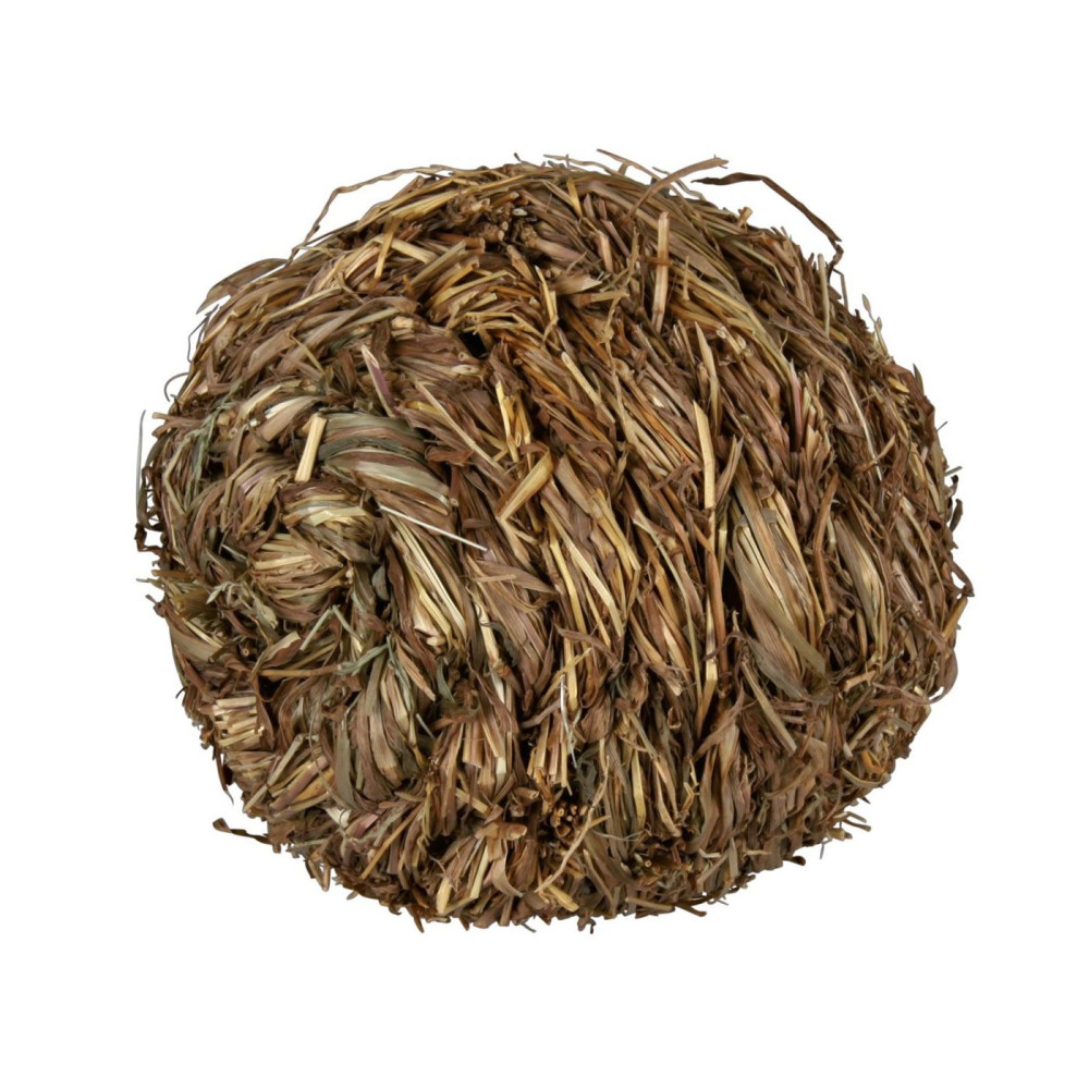 Іграшка Trixie для гризунів Куля з дзвіночком з трави 10 см